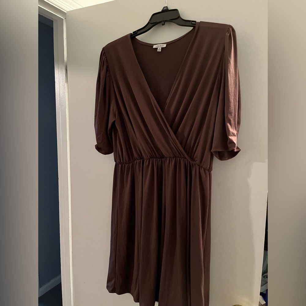 3x brown dress